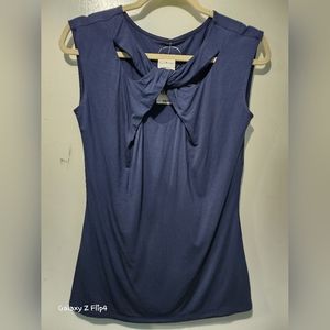 INC Lg blue blouse